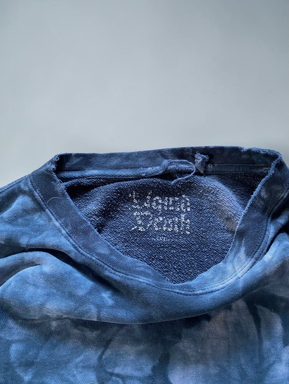 Liquid Death Mountain Water Sweatshirt Mens L Tie Dye Skull Graphic Crewneck - Picture 3 of 8